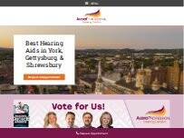 Website Screenshot Audio Professional Hearing Centers