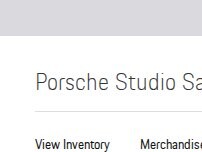 Website Screenshot Porsche Studio San Diego