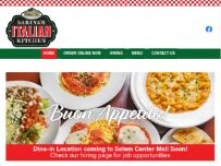 Website Sarina's Italian Kitchen