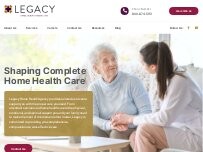 Website Screenshot Legacy Home Health Agency