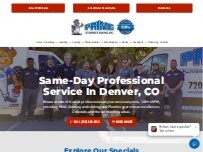 Website Screenshot Prime Plumbing & Heating