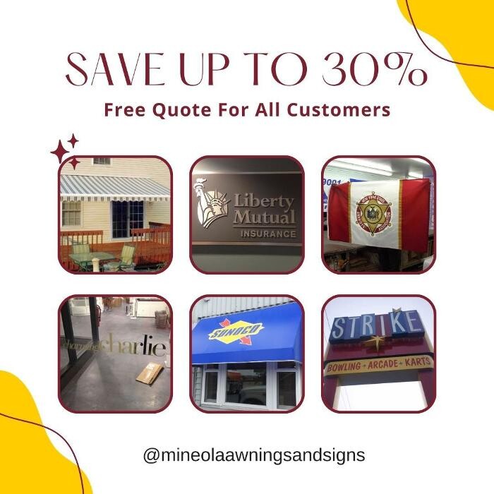 Images Mineola Signs and Awnings
