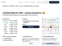 Website Screenshot CoinFlip Bitcoin ATM - Lassus (Goshen)