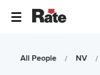 Website Screenshot Roger White at Rate (NMLS #644333)