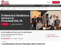 Website Screenshot Ace Handyman Services Central Bucks