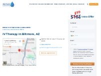 Website Screenshot Prime IV Hydration & Wellness - Biltmore