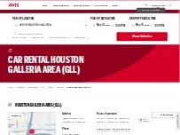 Website Screenshot Avis Car Rental