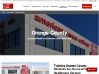 Website Screenshot American Career College Orange County Campus