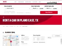 Website Screenshot Avis Car Rental