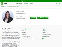 Website Screenshot Angela Thayer - TD Wealth Financial Advisor
