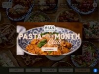 Website Screenshot Mia's Italian Kitchen