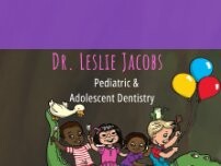 Website Screenshot Dr. Leslie Jacobs, Pediatric and Adolescent Dentistry