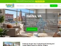Website Screenshot ProGreen Carpet