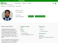 Website Screenshot Jordan Jackson - TD Wealth Financial Advisor