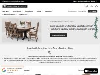 Website Screenshot Upstate Amish Furniture Gallery
