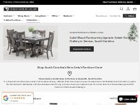 Website Screenshot Upstate Amish Furniture Gallery
