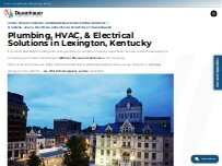 Website Screenshot Dauenhauer Plumbing Heating Air & Electric