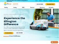 Website Screenshot Ellington AC & Electric