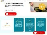 Website Screenshot KeyMe Locksmiths