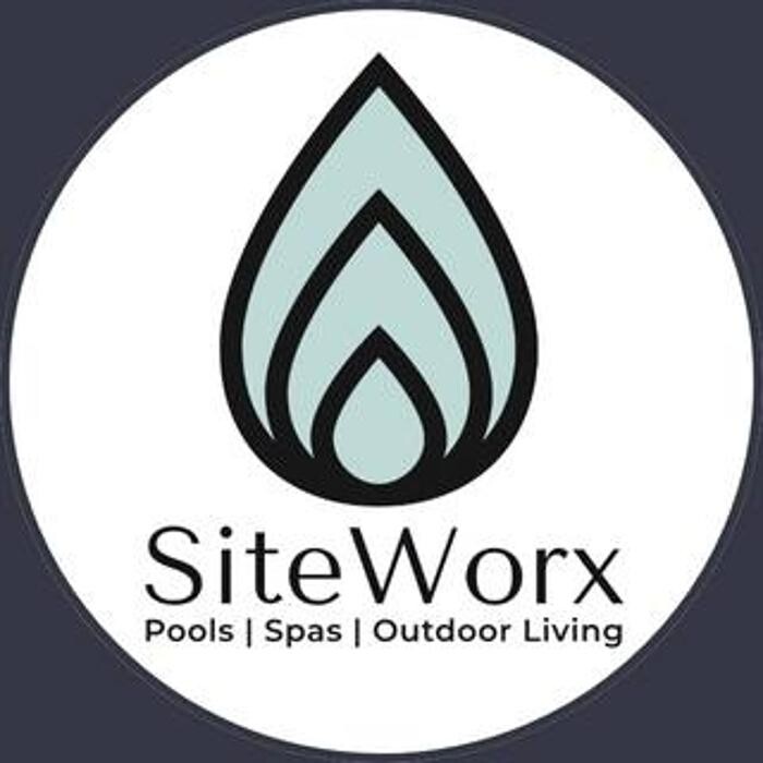 SiteWorx Pools | Spas | Outdoor Living Logo