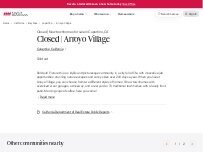 Website Screenshot Arroyo Village