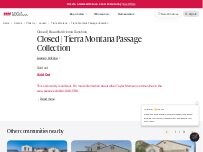 Website Screenshot Tierra Montana Encore Collection - Taylor Morrison