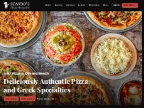 Website Screenshot Stavro's Pizza House IV
