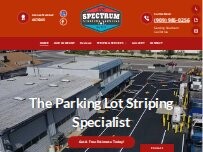 Website Screenshot Spectrum Striping