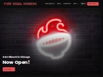 Website Screenshot Fire Bowl Hibachi