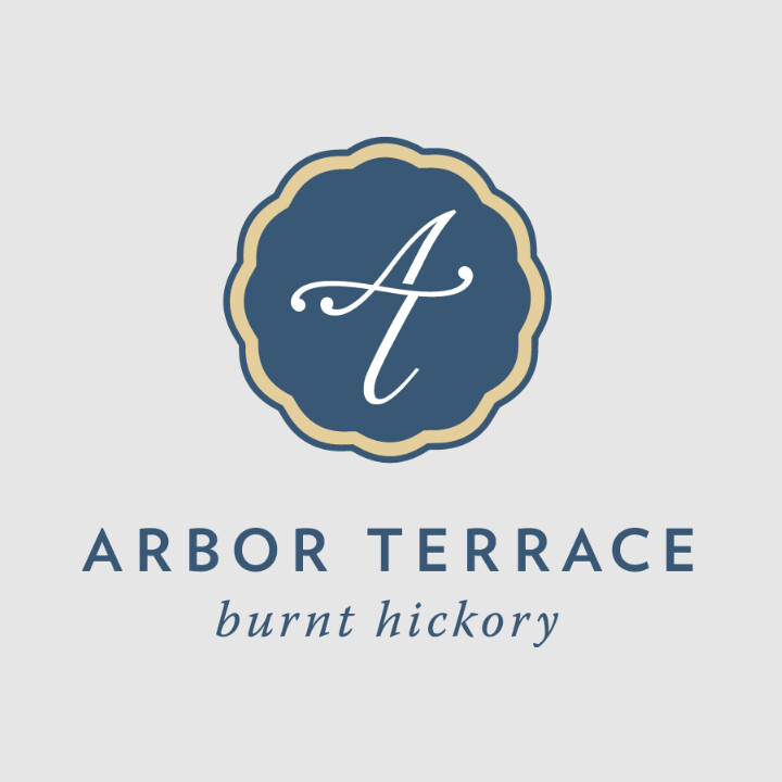 Arbor Terrace Burnt Hickory Logo