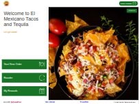 Website Screenshot El Mexicano Tacos & Tequila