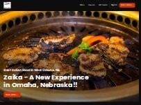 Website Screenshot Zaika Indian Cuisine