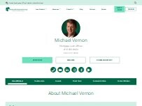 Website Screenshot Michael Vernon with FitzGerald Financial Group