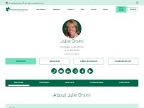 Website Screenshot Julie Orsini Mortage Loan Officer