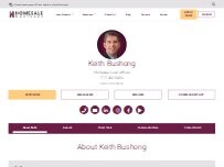 Website Screenshot Keith Bushong with HomeSale Mortgage