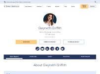 Website Screenshot Gwyneth Griffith with Towne Mortgage