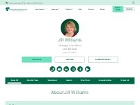 Website Screenshot Jill Williams with FitzGerald Financial Group
