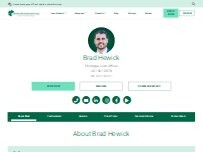 Website Screenshot Brad Hewick with FitzGerald Financial Group
