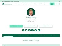 Website Screenshot Mike Derby with FitzGerald Financial Group