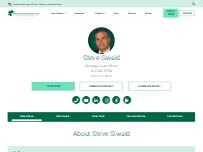 Website Screenshot Steve Siwald with FitzGerald Financial Group