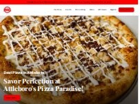 Website Screenshot Bonilla's pizza