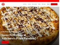 Website Screenshot Bonilla's pizza