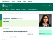 Website Screenshot Meghana L. Tadepalli, MPAS, PA-C
