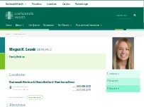Website Screenshot Megan K. Leask, MSPA, PA-C