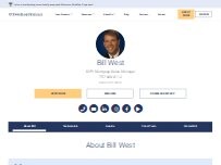 Website Screenshot Bill West with TowneBank Mortgage