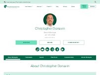 Website Screenshot Christopher Donavin with FitzGerald Financial Group
