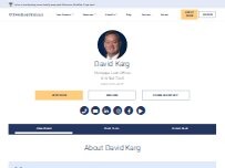 Website Screenshot David Karg with TowneBank Mortgage