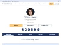 Website Screenshot Whitney West with Towne Mortgage
