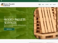 Website Screenshot Rodeo Pallets Services
