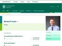 Website Screenshot Michael T. Grant, MD